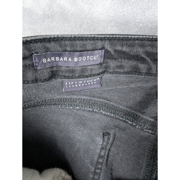 NYDJ Barbara Bootcut Jeans Womens Size 14 Charcoal Wash High Rise Shaping Sculpt - Picture 3 of 11